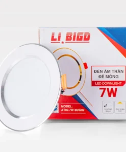 ĐÈN ÂM TRẦN ĐẾ MỎNG 7W ÁNH SÁNG ĐỔI MÀU Tri Việt