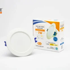 Đèn led âm trần khối đúc 7W đổi màu - G8