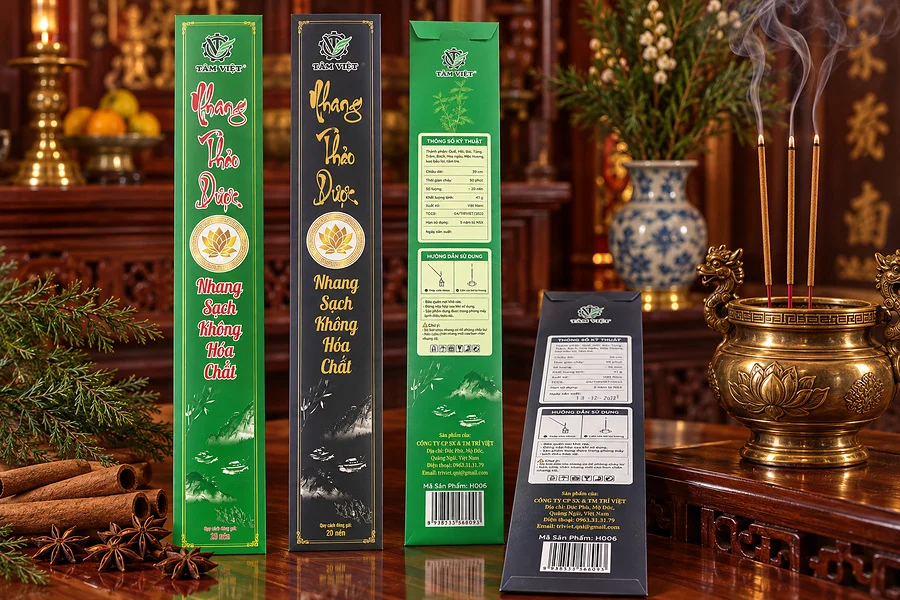 Hương Tùng Tâm Việt trong không gian sử dụng Hương Tùng Tâm Việt trong không gian sử dụng