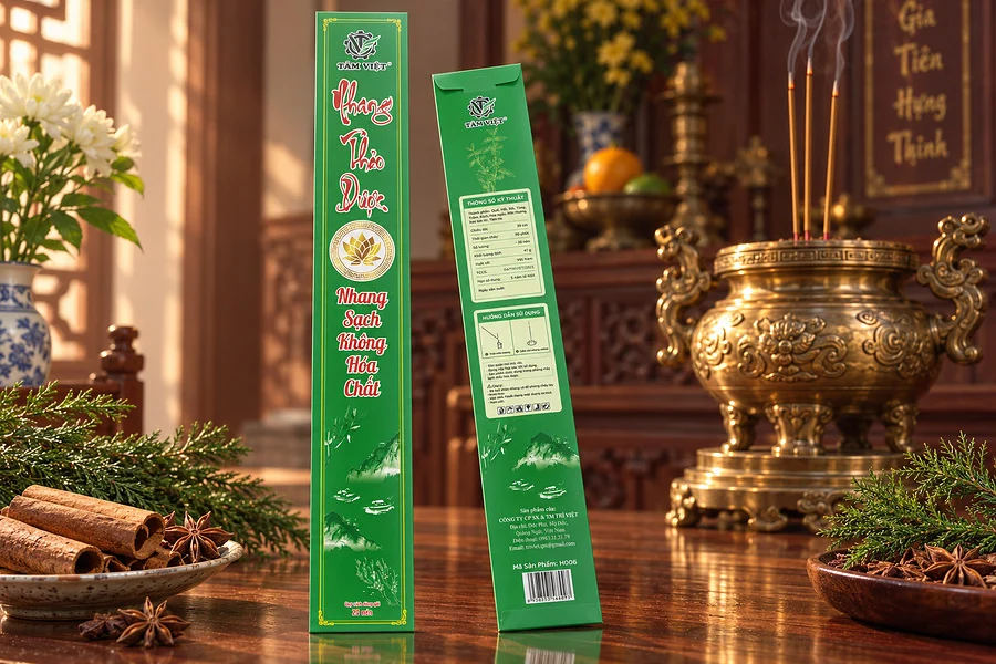 Hương Tùng Tâm Việt trong không gian sử dụng Hương Tùng Tâm Việt trong không gian sử dụng