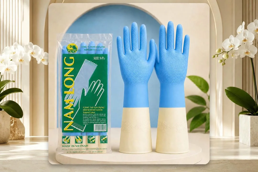 Quy cách đóng gói Găng tay cao su công nghiệp thuỷ sản size 9 Nam Long Quy cách đóng gói Găng tay cao su công nghiệp thuỷ sản size 9 Nam Long