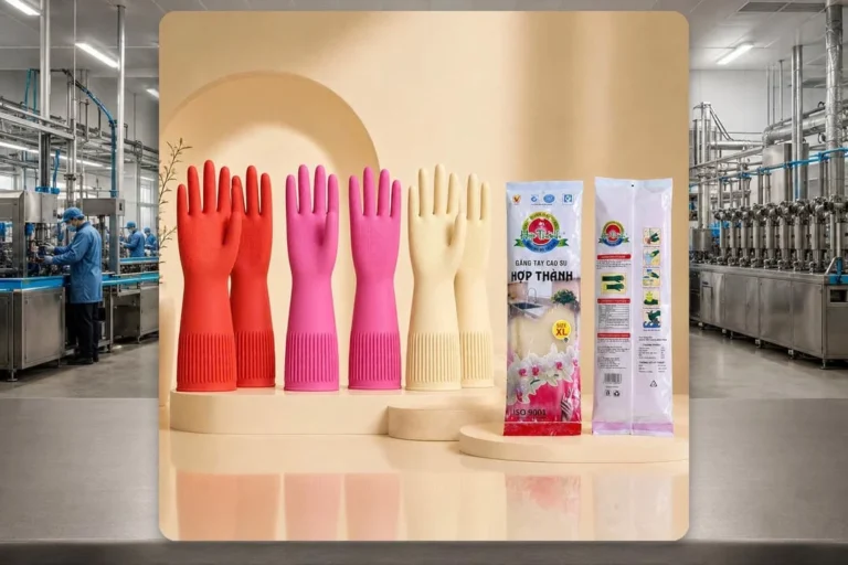 Găng tay cao su hợp thành size dài XL – Hợp Thành – Trivietqni